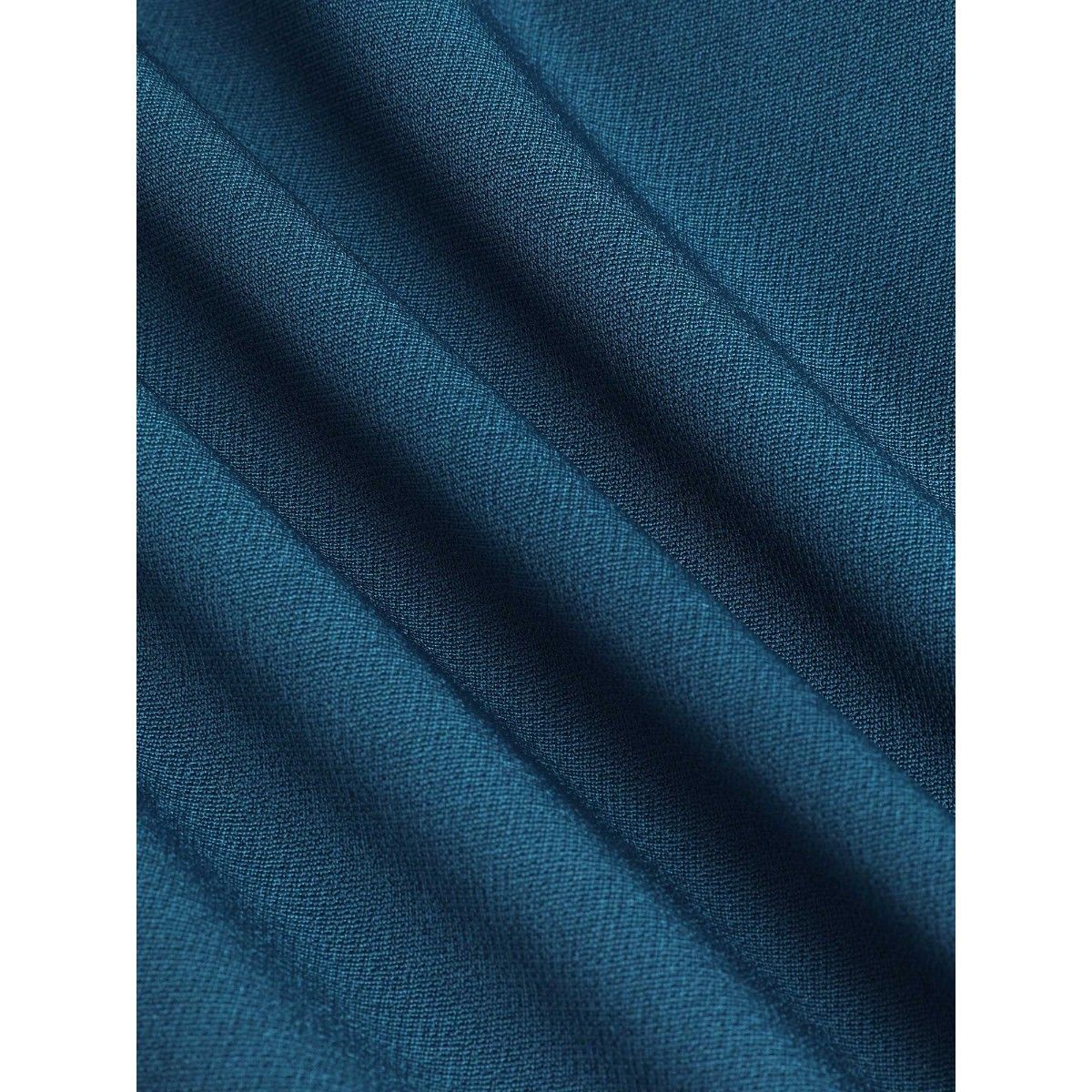 Italian Nova – High-waisted Pleated wide-leg trousers in Royal Blue